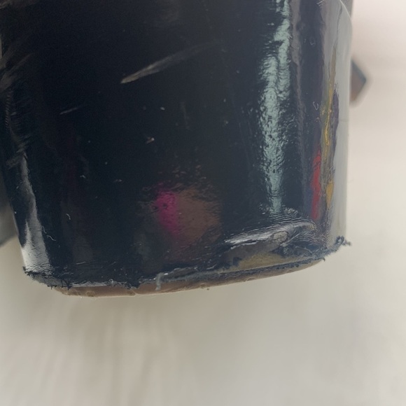 Kenneth Cole Joyce Black Patent Gladiator Sandal Sz 9M. BSN0898F - Picture 8 of 13